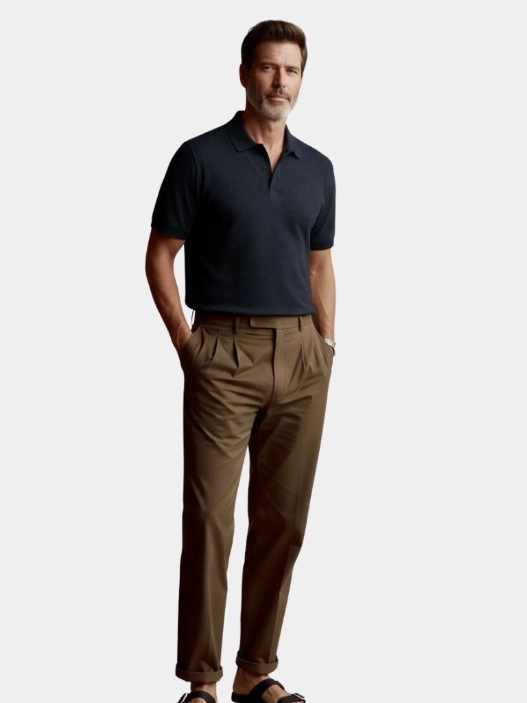 Old Money Cotton Polo