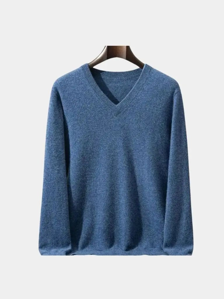 Men’s Cashmere Sweater – Neck Knitwear Soft Luxury Knit SPECTER