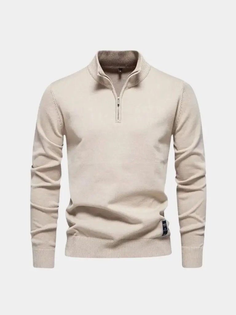 Men’s Knit Cardigan Sweater – Half Zip Knitwear Casual Everyday Knitwear SPECTER