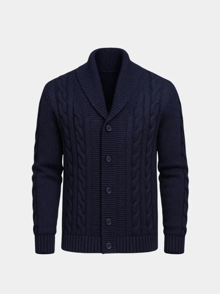 Men’s Cardigan Sweater – Elegant Casual Everyday Knitwear SPECTER