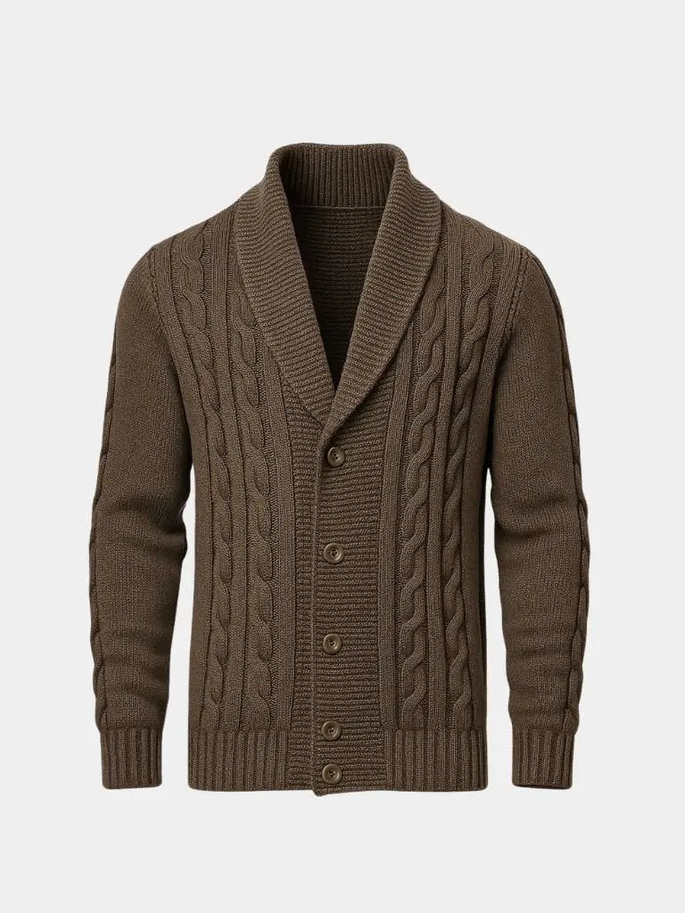 Men’s Cardigan Sweater – Elegant Casual Everyday Knitwear SPECTER